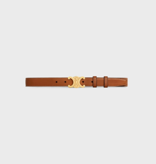 CELINE - SMALL TRIOMPHE BELT IN NATURAL CALFSKIN
TAN