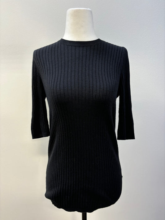 Vince Ribbed Knit TShirt