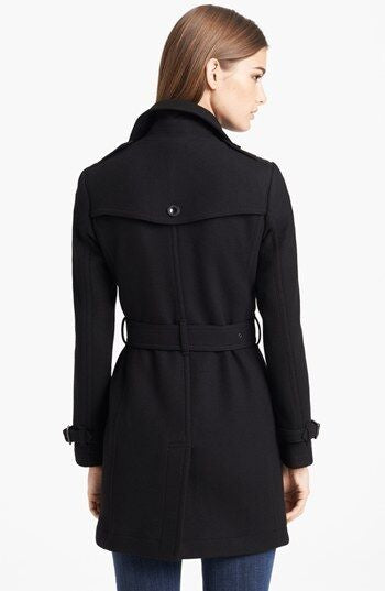 Burberry -  wool peacoat