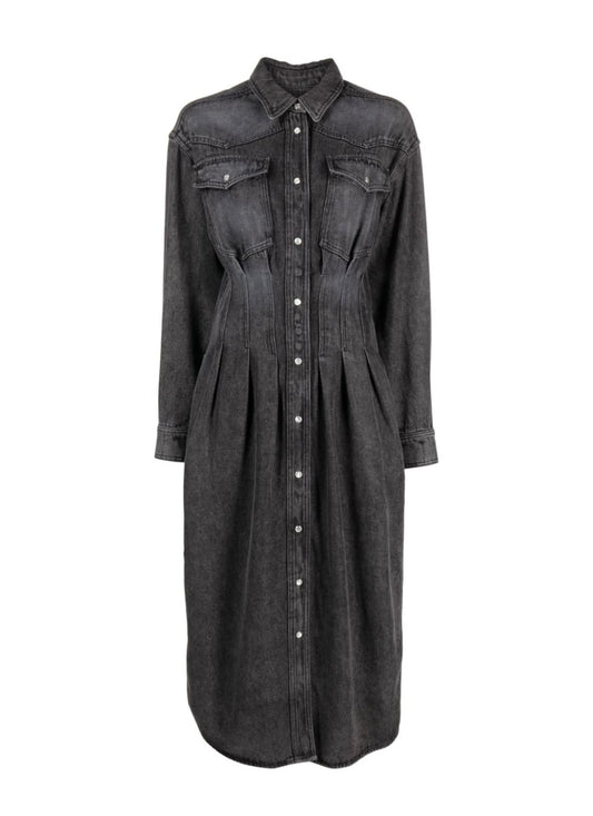 MARANT ÉTOILE
button-up jeans maxi dress