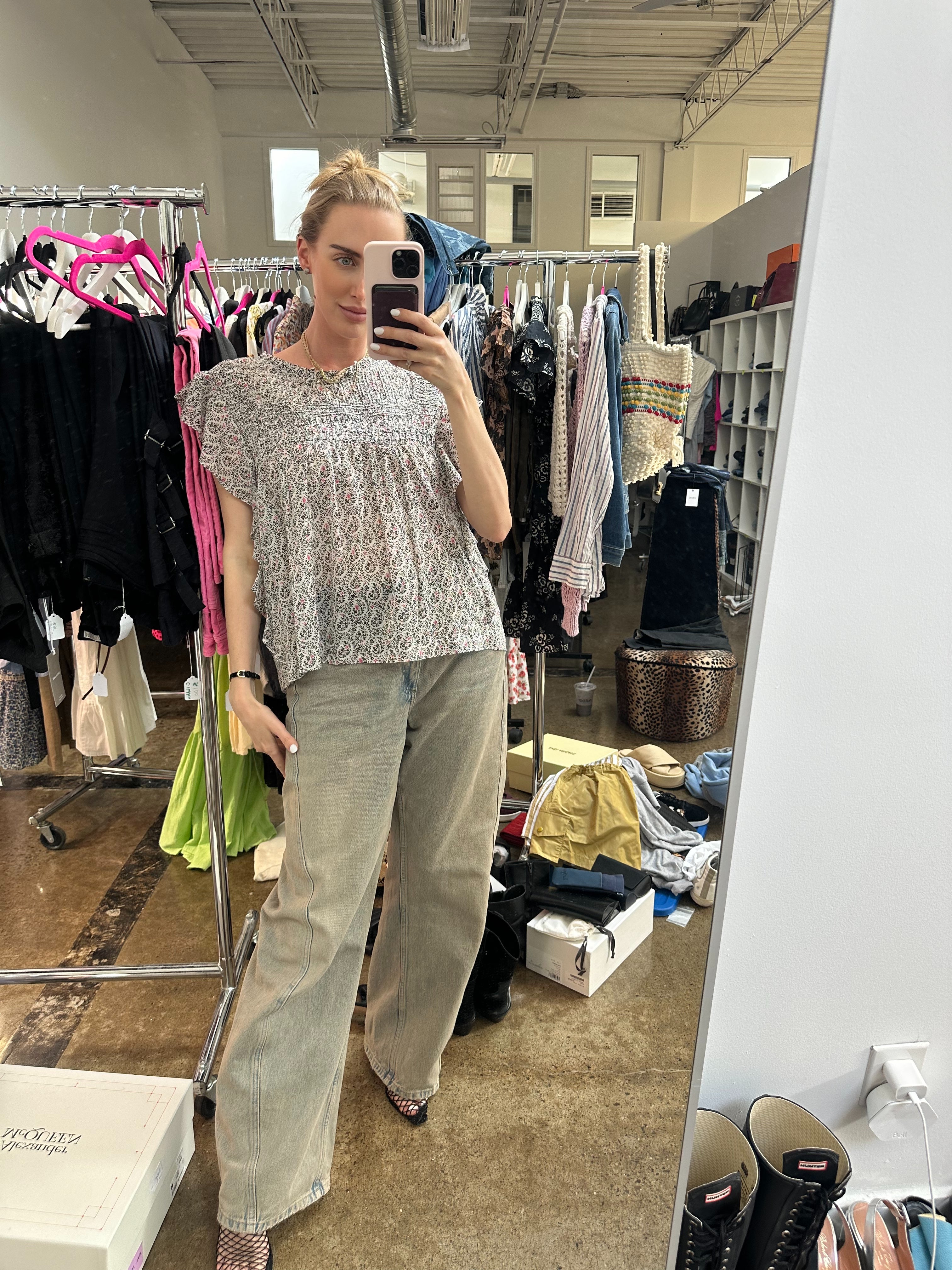 ISABEL MARANT ÉTOILE
Layona Ruffled Floral-print