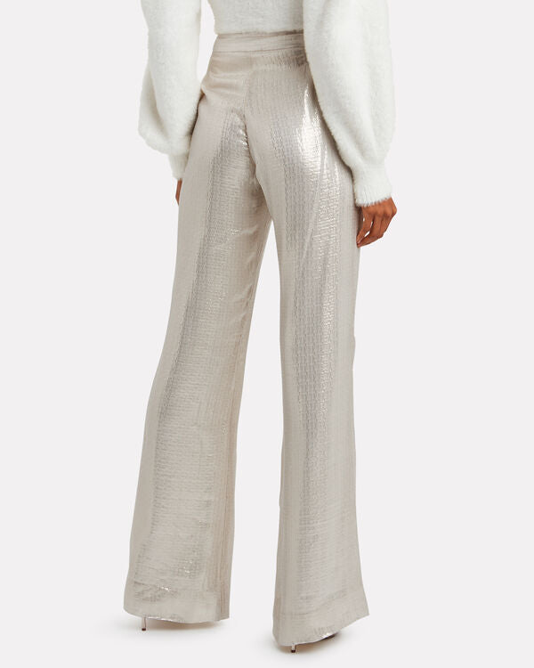 Derek Lam 10 Crosby Metallic Pants