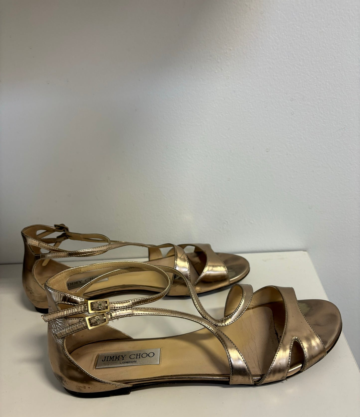 Jimmy Choo Metallic Sandals