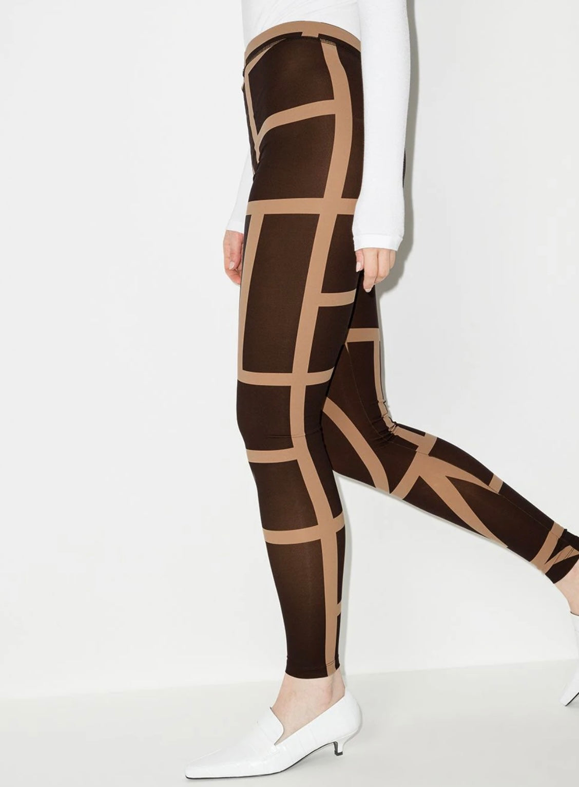 TOTEME
high-waisted monogram leggings