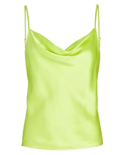 CINQ A SEPT lime green cami