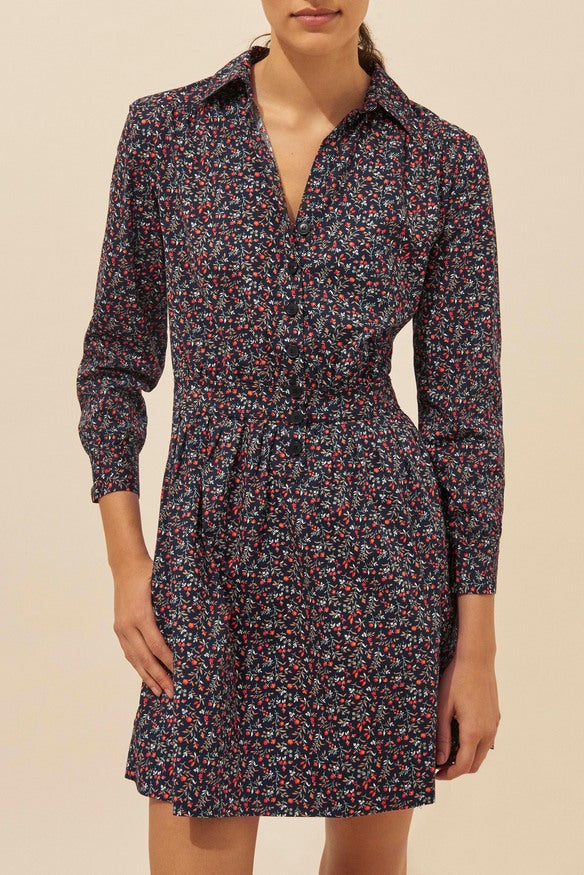 BA&SH Floral Button Up Dress