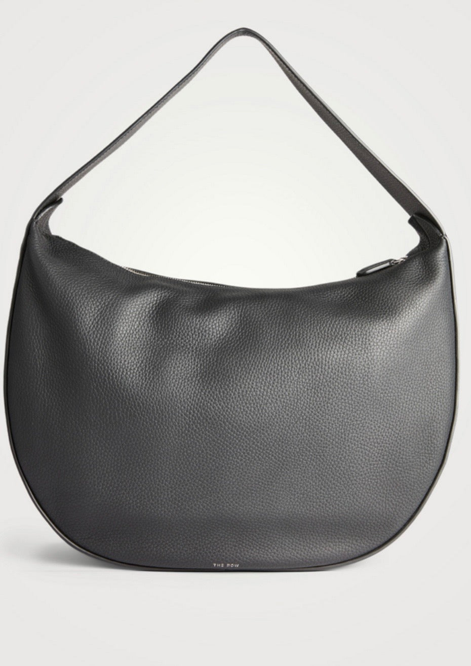 THE ROW black allie leather shoulder bag