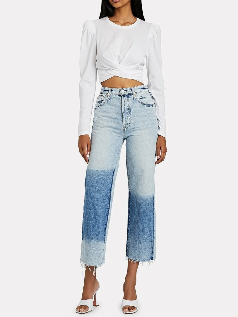 MOTHER The Rambler Ultra High-Rise Wide-Leg Jeans