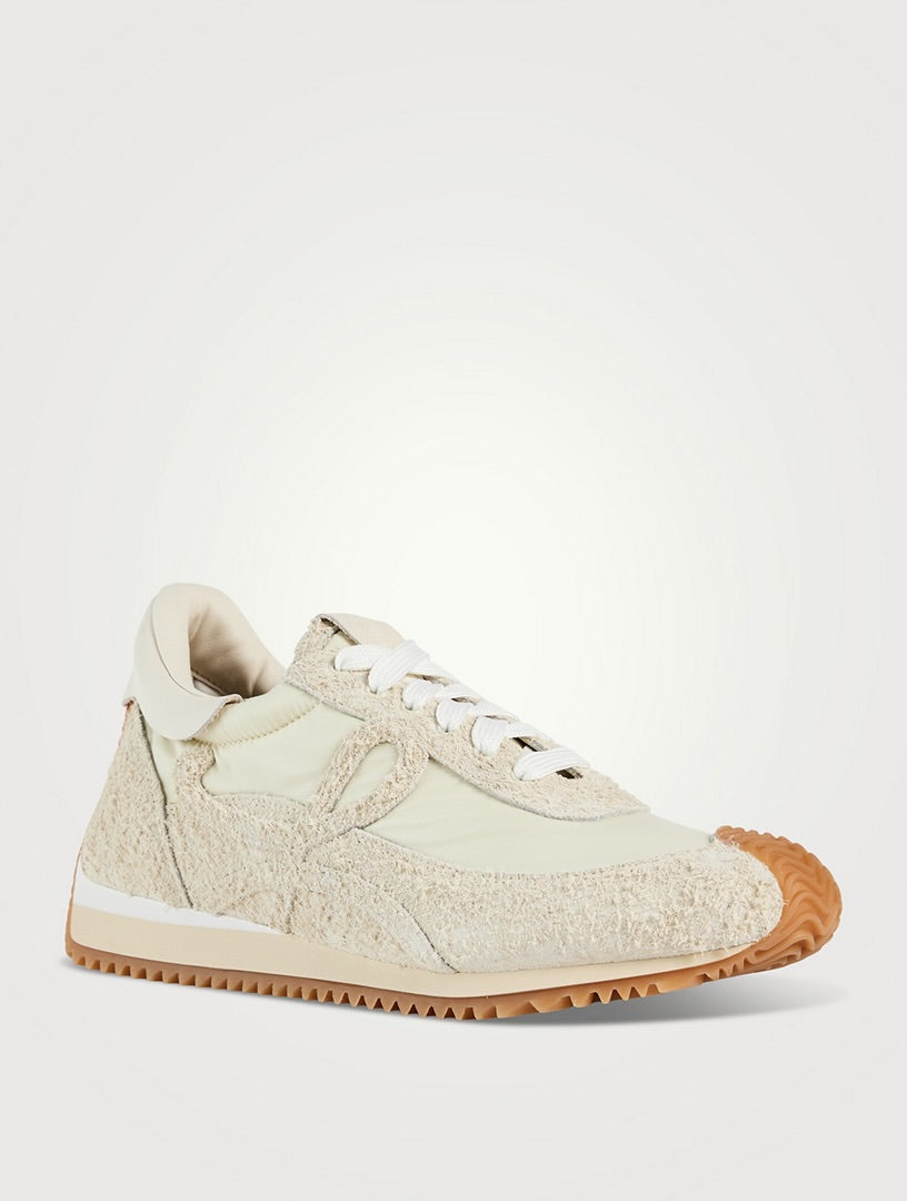 LOEWE sneakers, cream/beige with brushed suede