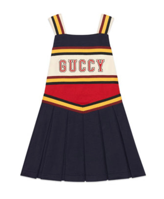 GUCCI - Jersey Colorblock Guccy Cheerleader Dress