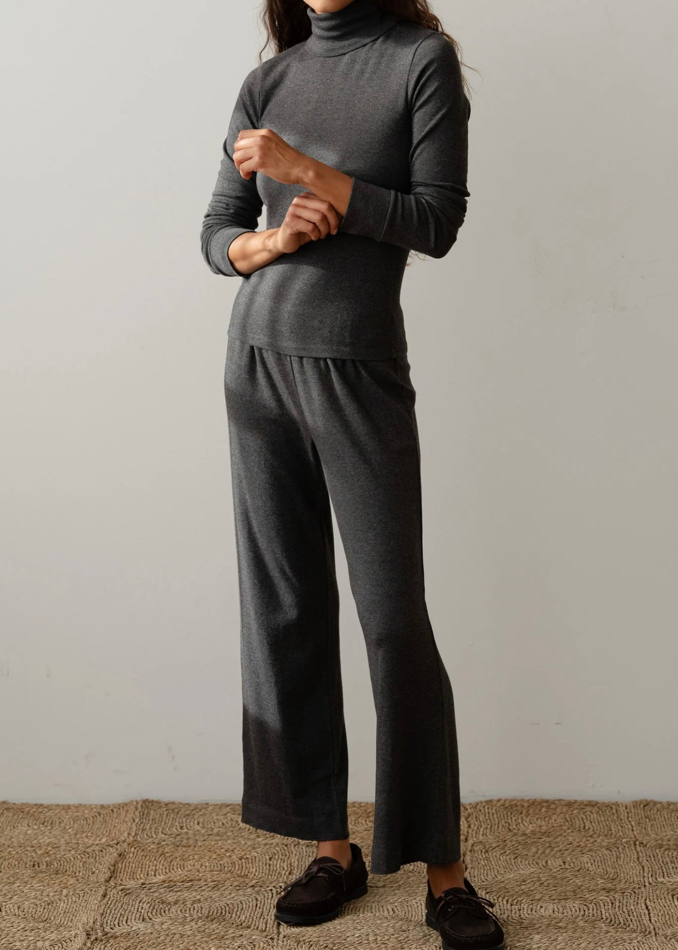 Donni The Baby Rib Scallop Pant