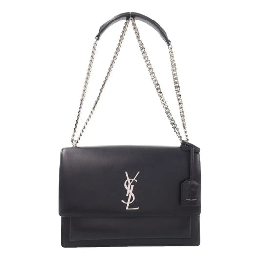 SAINT LAURENT sunset purse in smooth leather