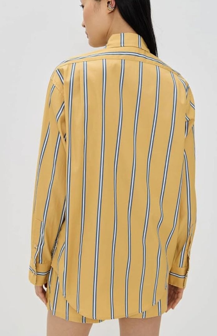 Donni Striped Button Down Shirt