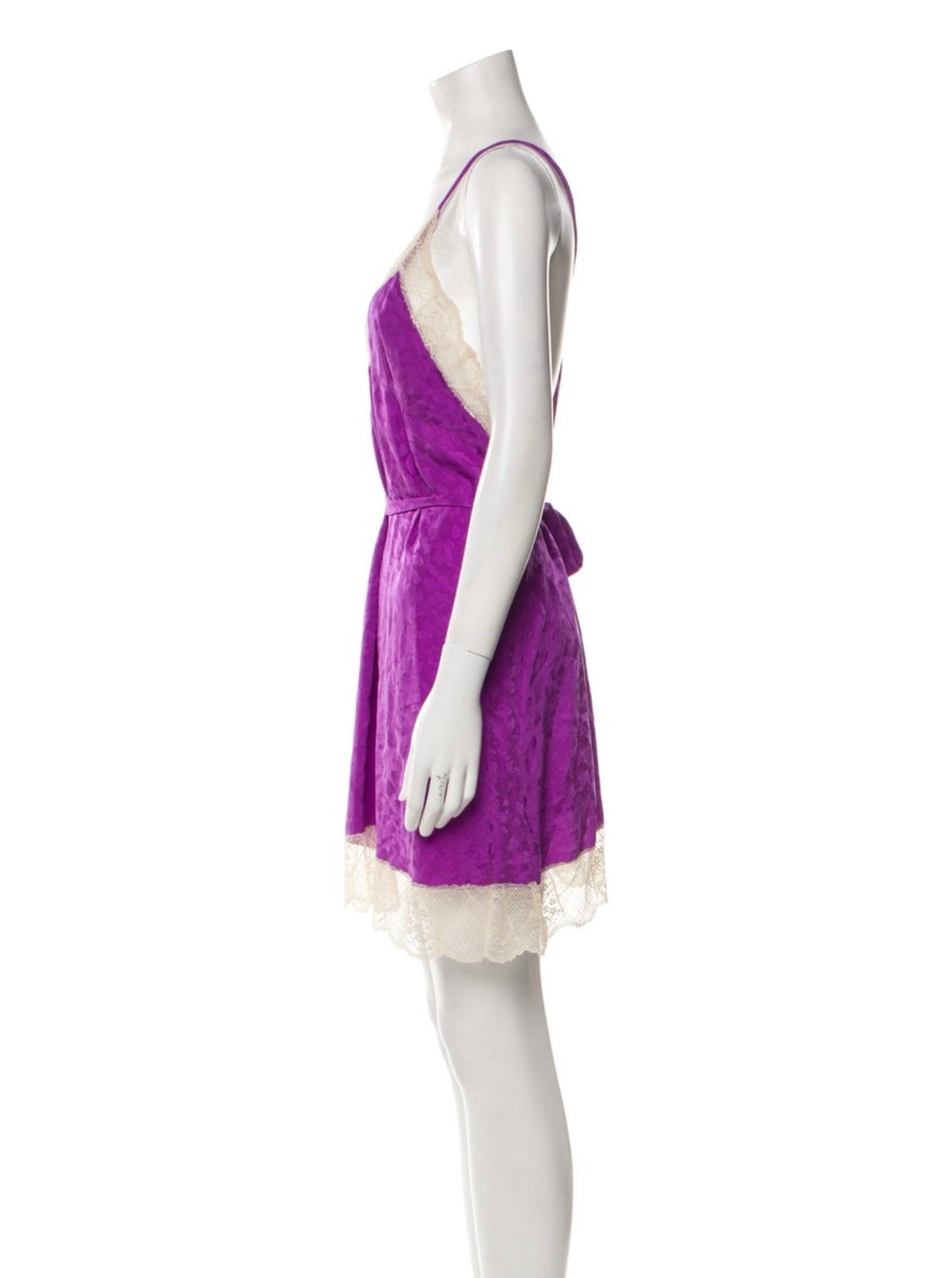 Zadig & Voltaire - Purple Satin Slip Dress