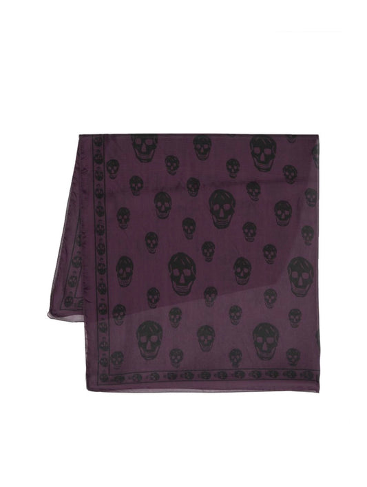 Alexander McQueen
skull-print silk scarf