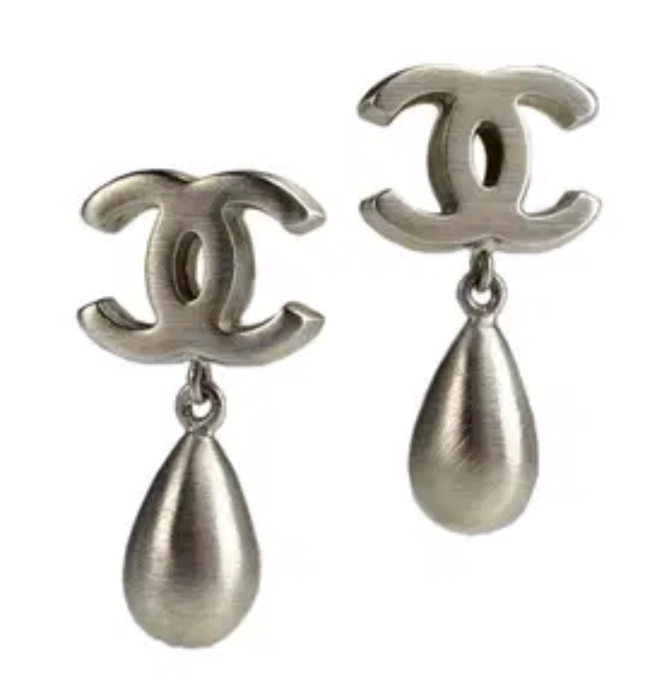 Preloved Chanel - Boucle’s Metal Drop Earrings