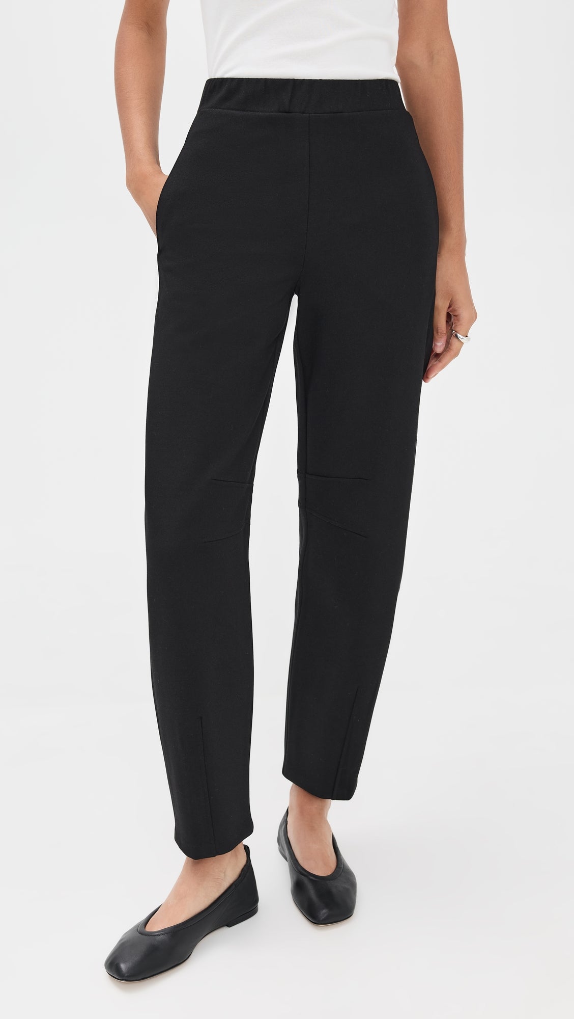 ALIGNE Markus black barrel dress pant NWT