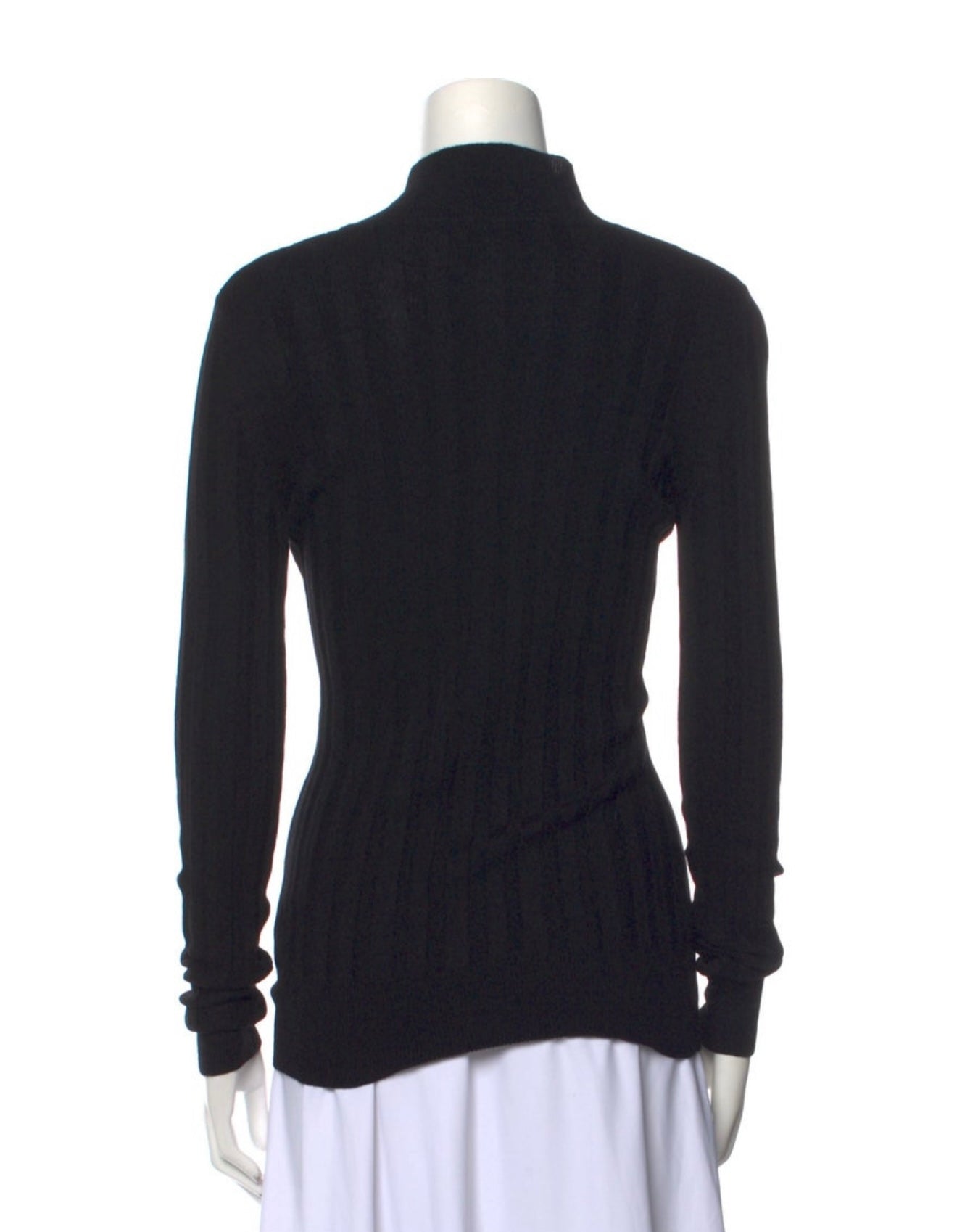 Jason Wu - Black Ribbed Turtleneck