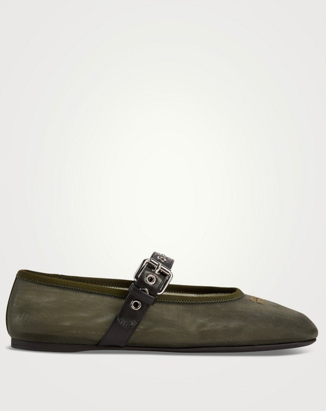MIU MIU
Mesh Mary Jane Ballerina Flats