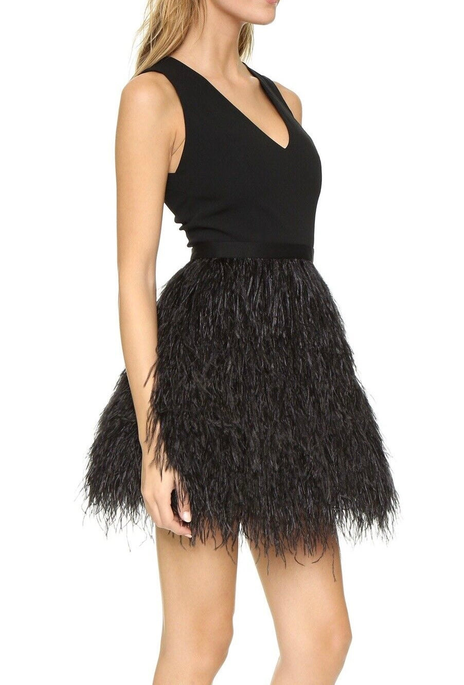 Alice & Olivia Mini Feather Dress