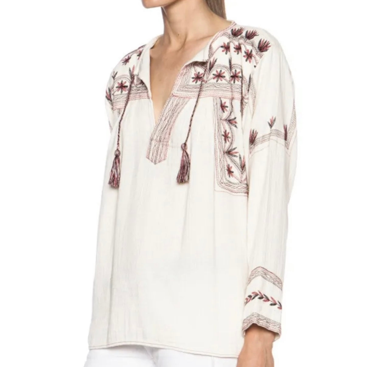 Isabel Marant ETOILE - Vicky Embroidered Blouse