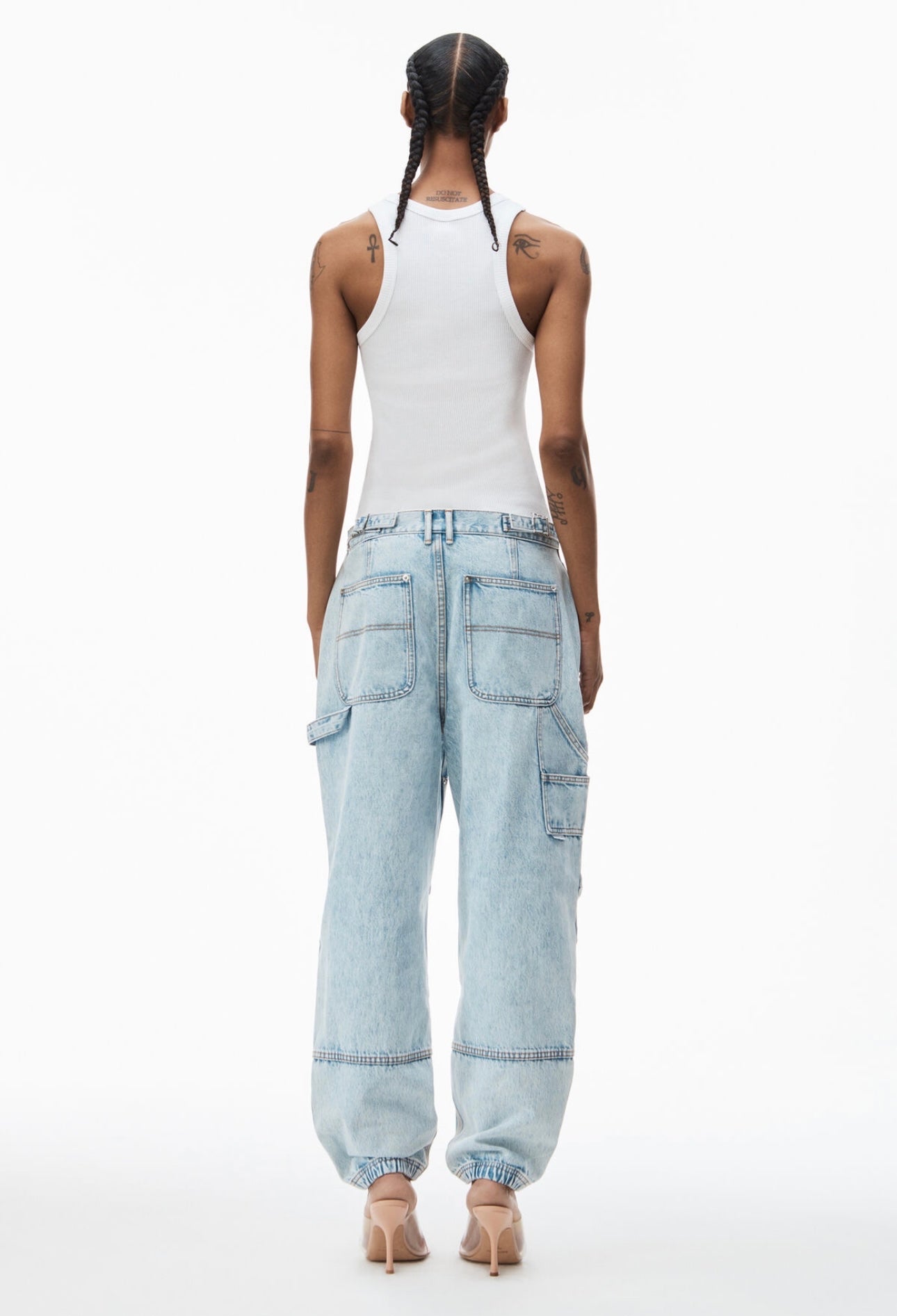 ALEXANDER WANG - double front carpenter pant in denim