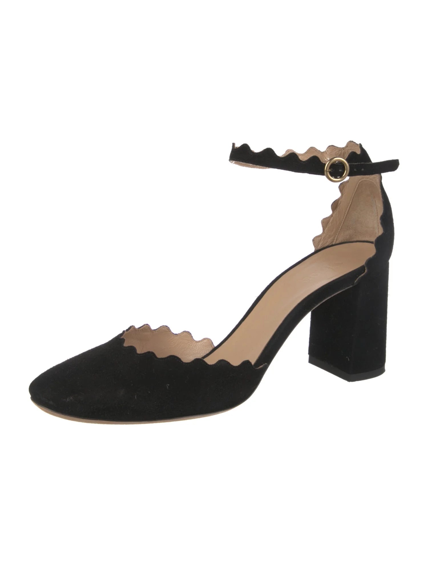 Chloe D’Orsay Suede Heel