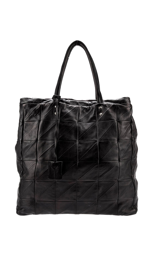 YSL - Leather quilted triangle bag