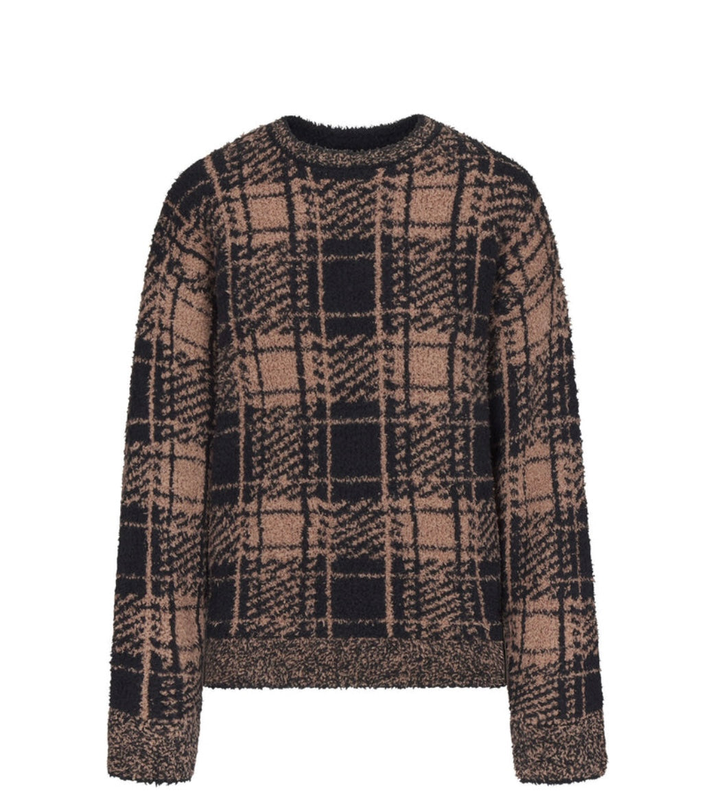 Skims COZY KNIT UNISEX Pullover Plaid