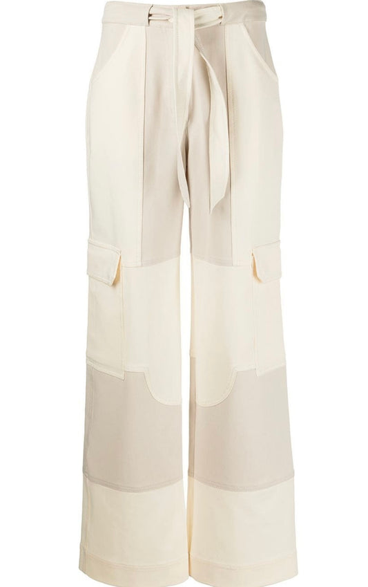 SIMKHAI 
Serena Panelled Utility Trousers - Neutrals