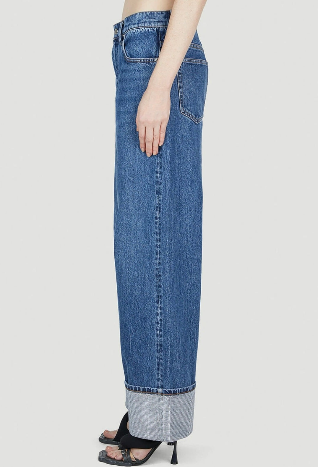 Alexander Wang - Crystal Cuff Jeans