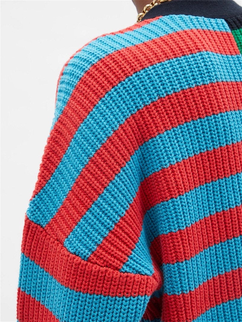 STAUD multicolour knit cardi