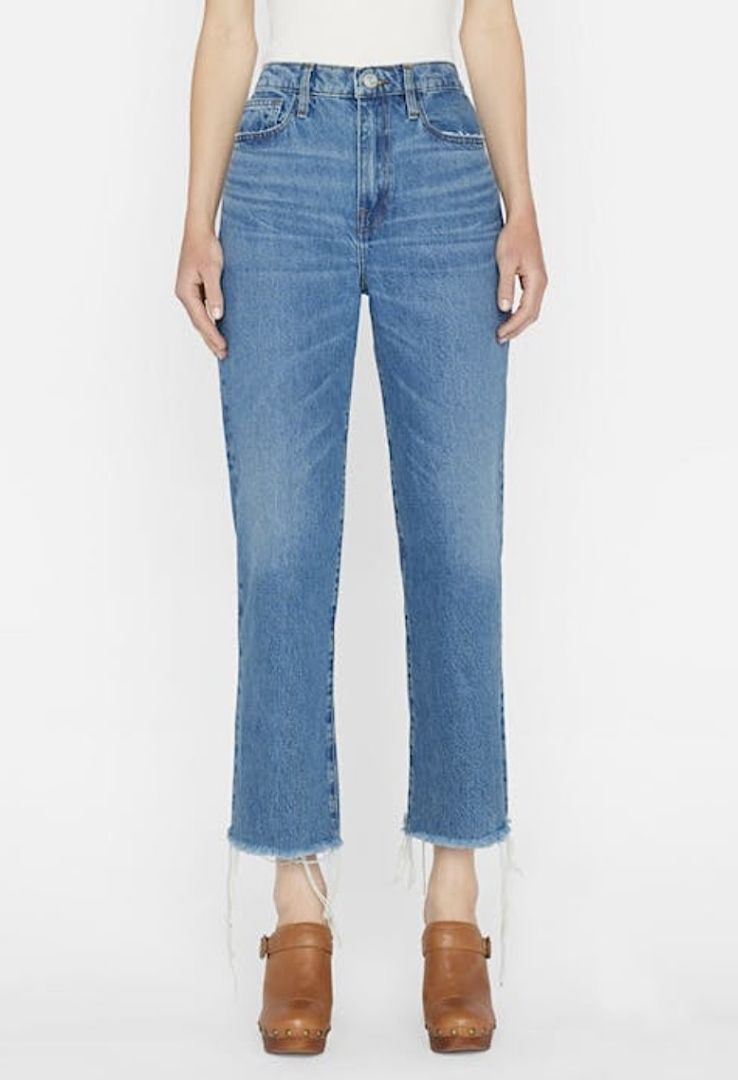 Frame Le Jane Crop Jeans in Caramia