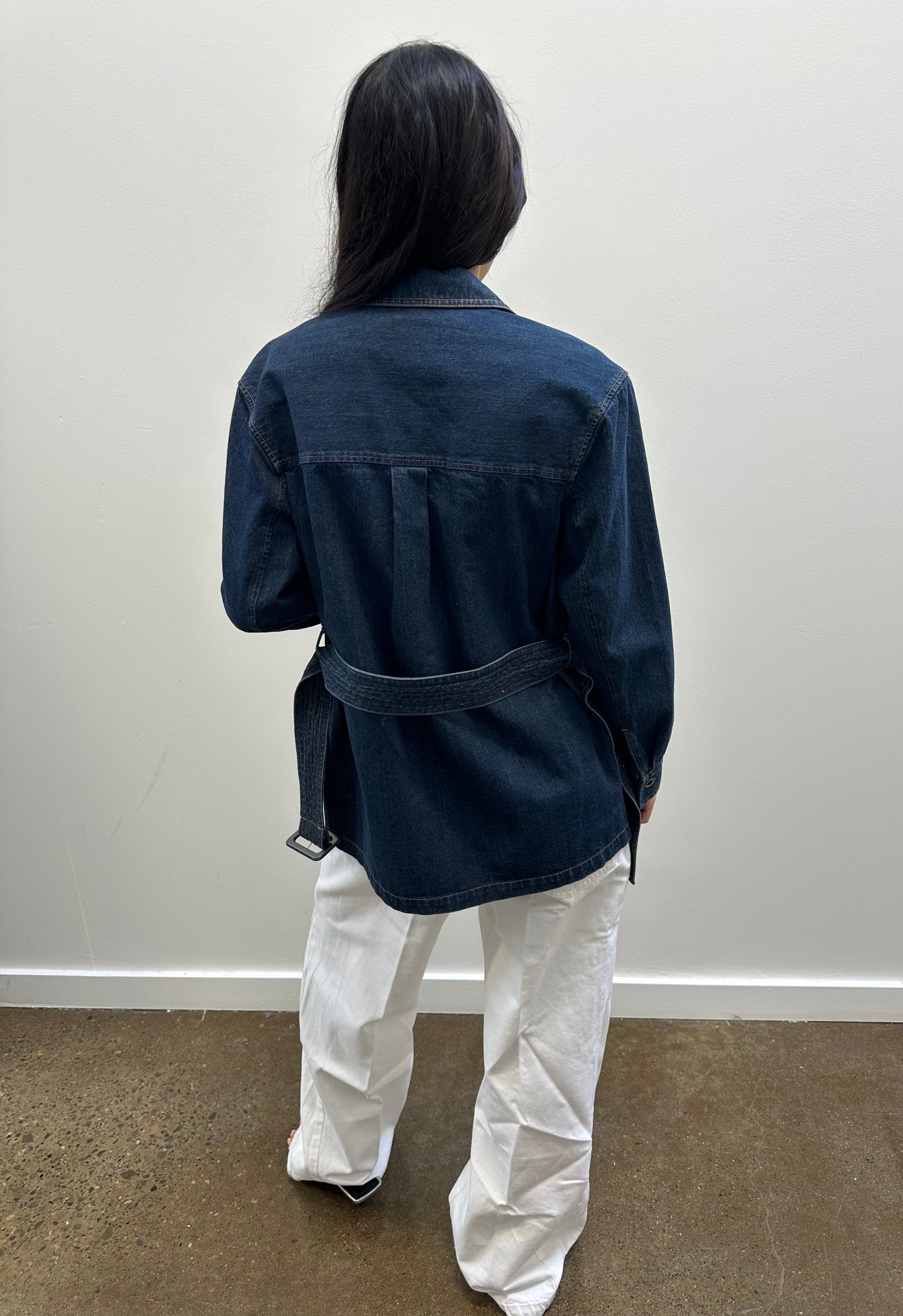 RAILS - BELTED DENIM JACKET