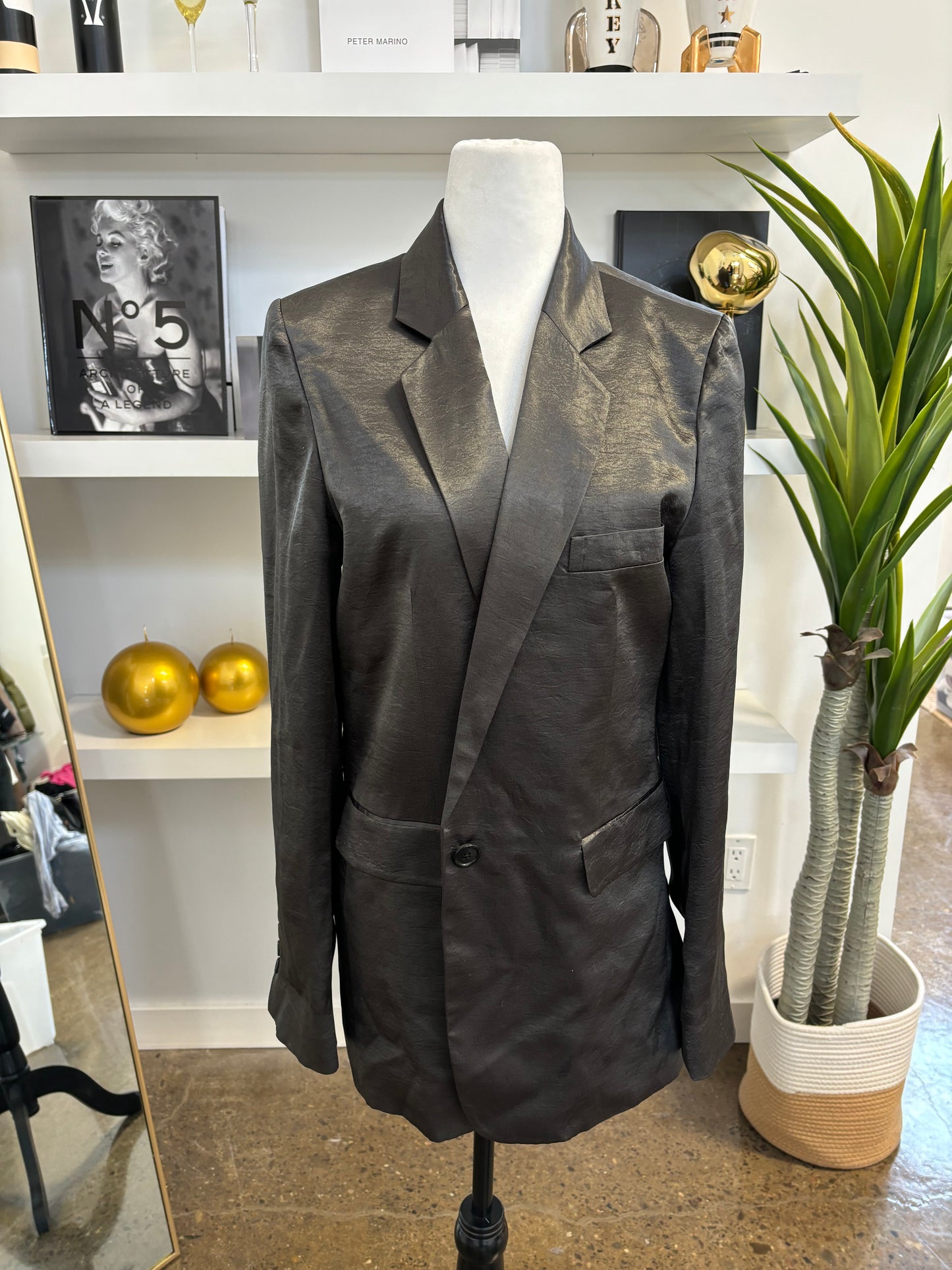 ANN DEMEULEMEESTER green blazer