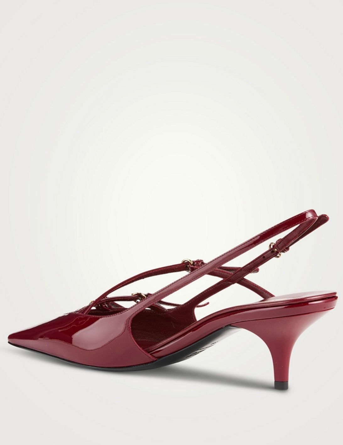 MIU MIU
Patent Leather Slingback Pumps