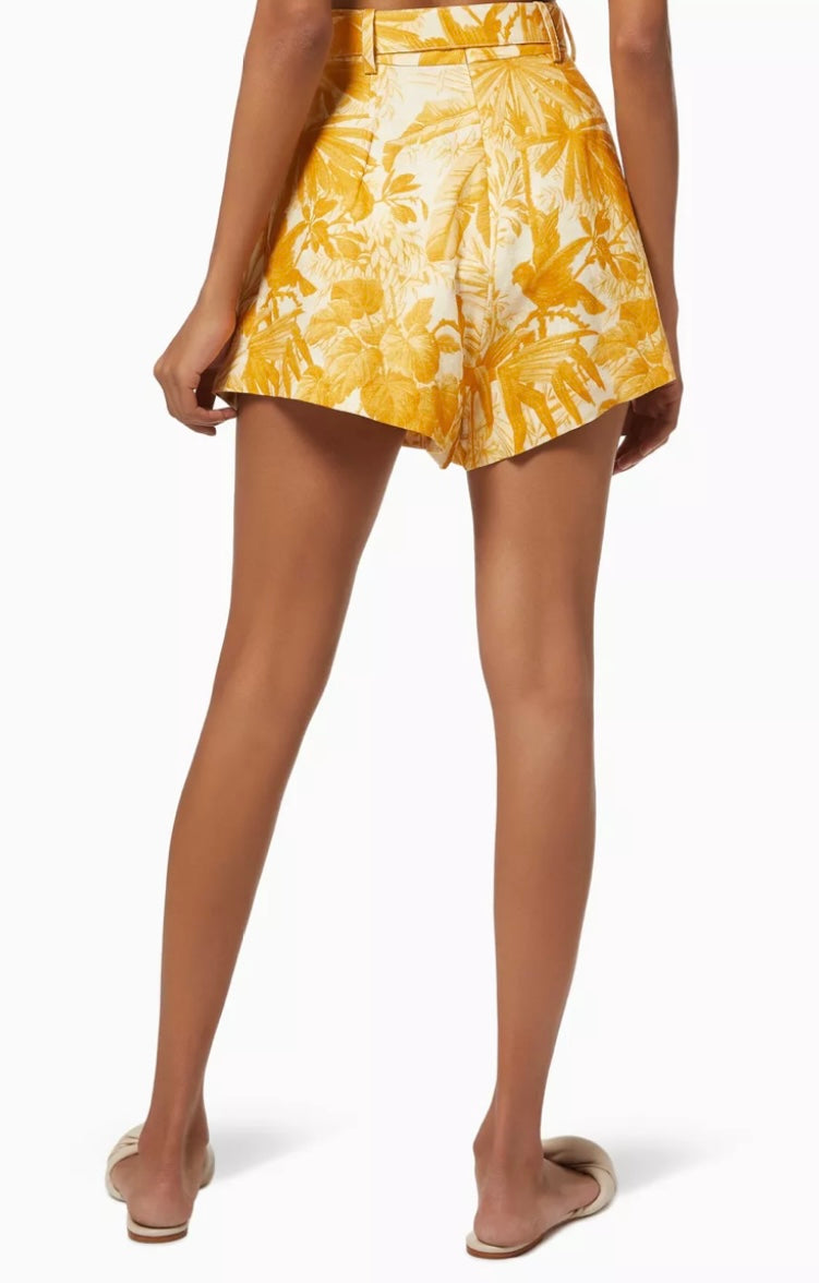 ZIMMERMANN
Mae Palm Tuck Shorts in Linen
