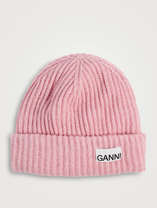 GANNI recycled wool beanie