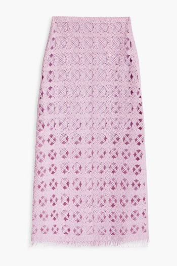 MAJE lilac crochet set