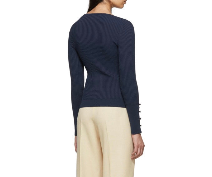 Jacquemus Navy Cardigan