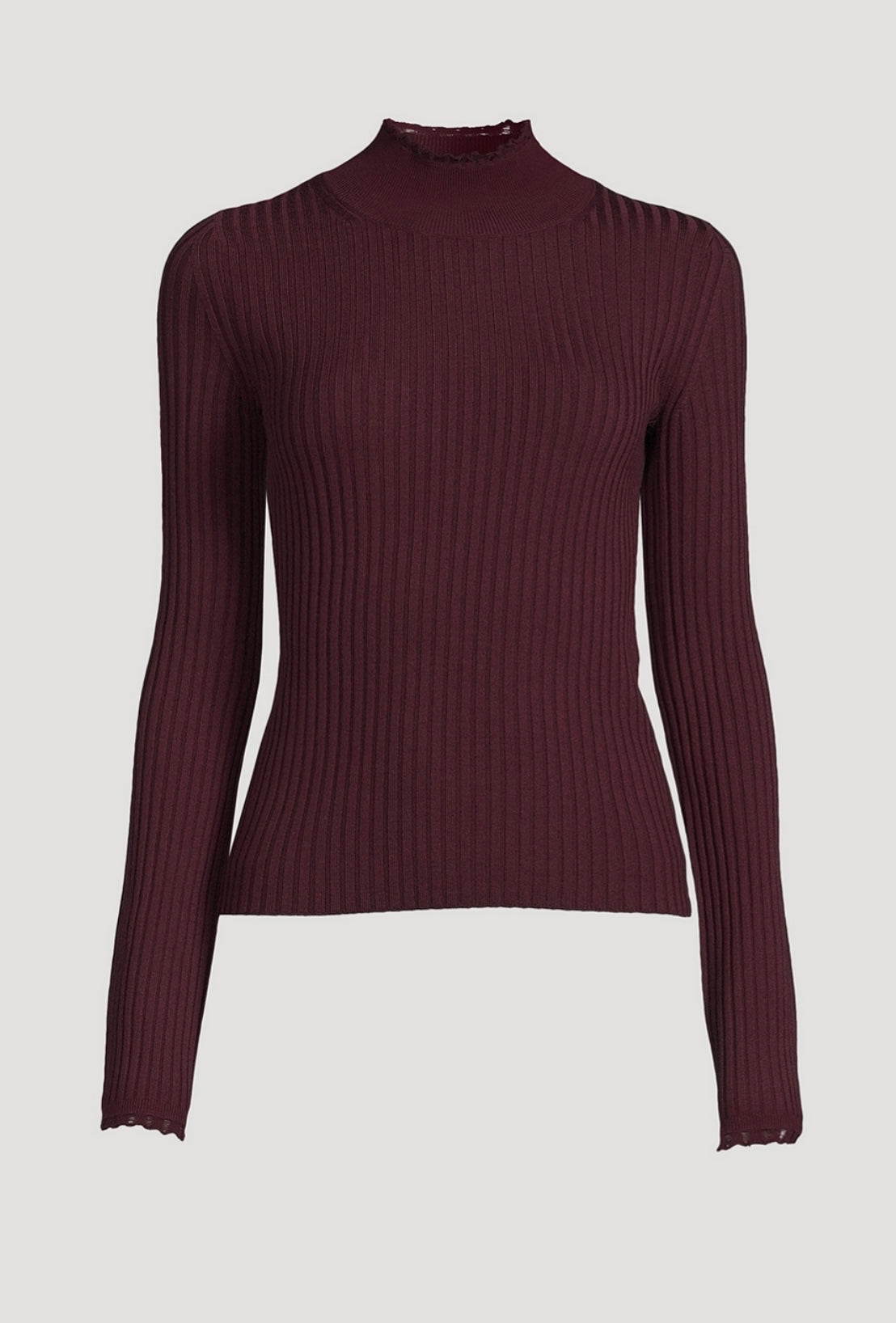 SEE BY CHLOÉ
Wool Ribbed Knit Turtleneck