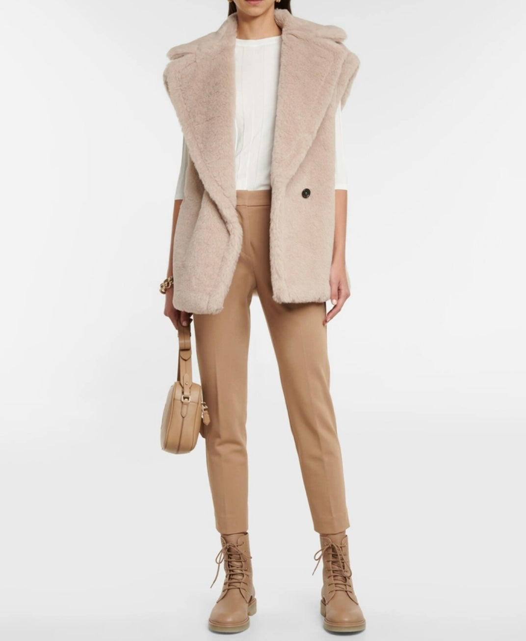 Max Mara - Libano alpaca wool-blend teddy vest