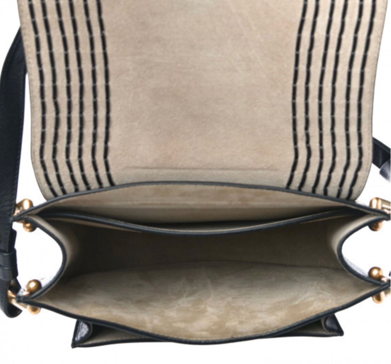 CHLOE 
Calfskin Braided Medium Hudson Shoulder Bag Black