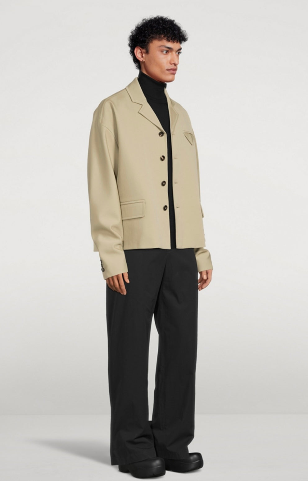 BOTTEGA VENETA
Grain De Poudre Wool Stretch Jacket