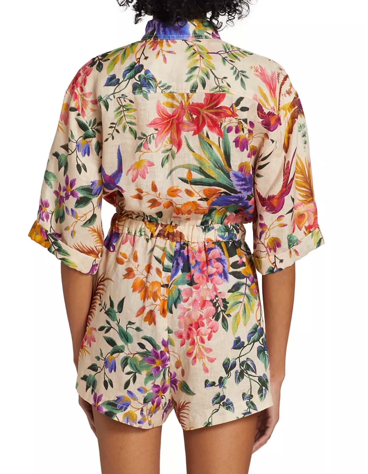 Zimmermann
Tropicana Linen Utility Romper