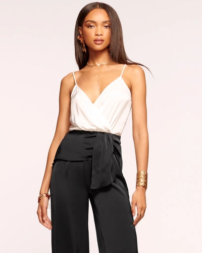 RAMY BROOK - PIERCE V-NECK JUMPSUIT IN IVORY