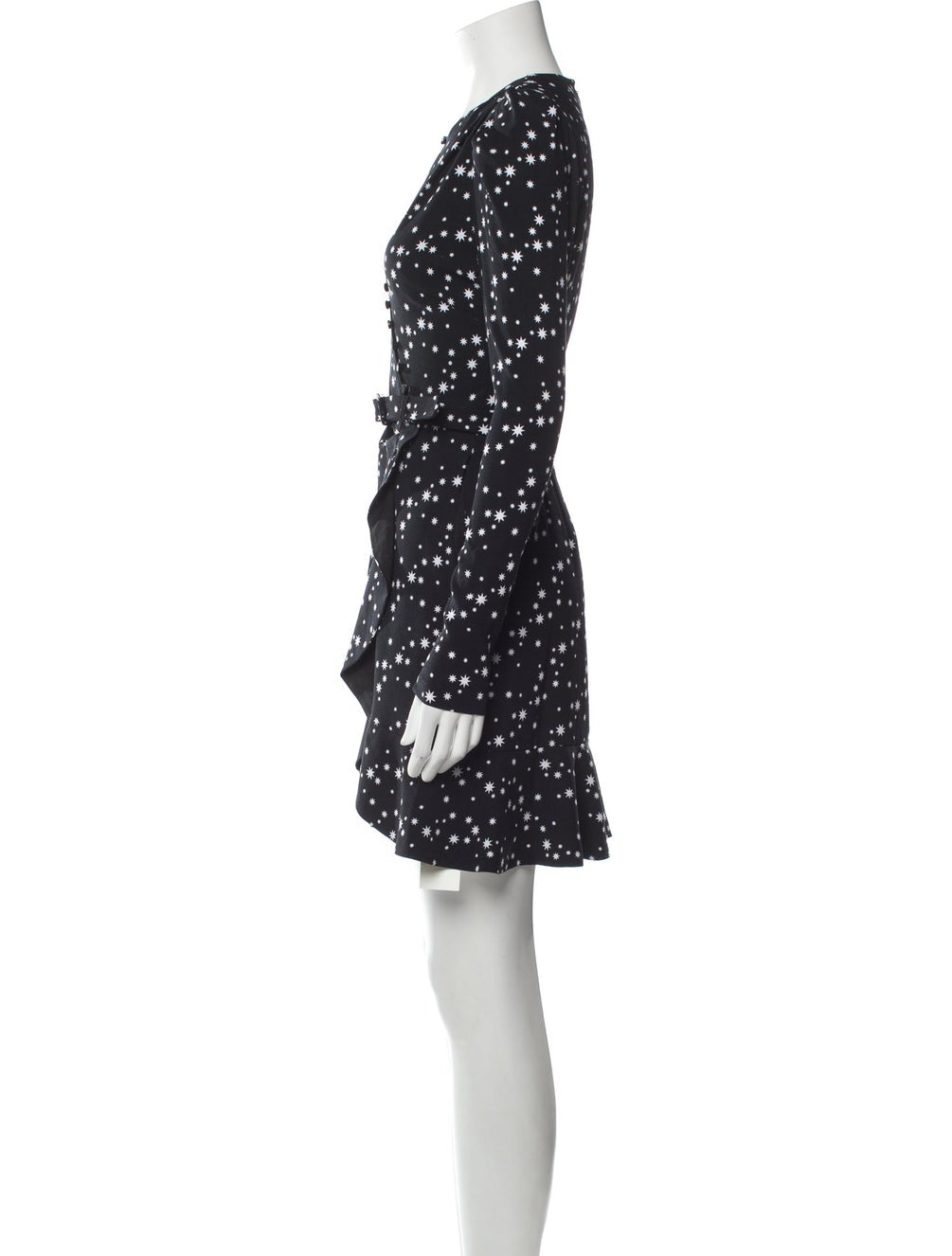 Jonathan Simkai Star Print Belted Dress