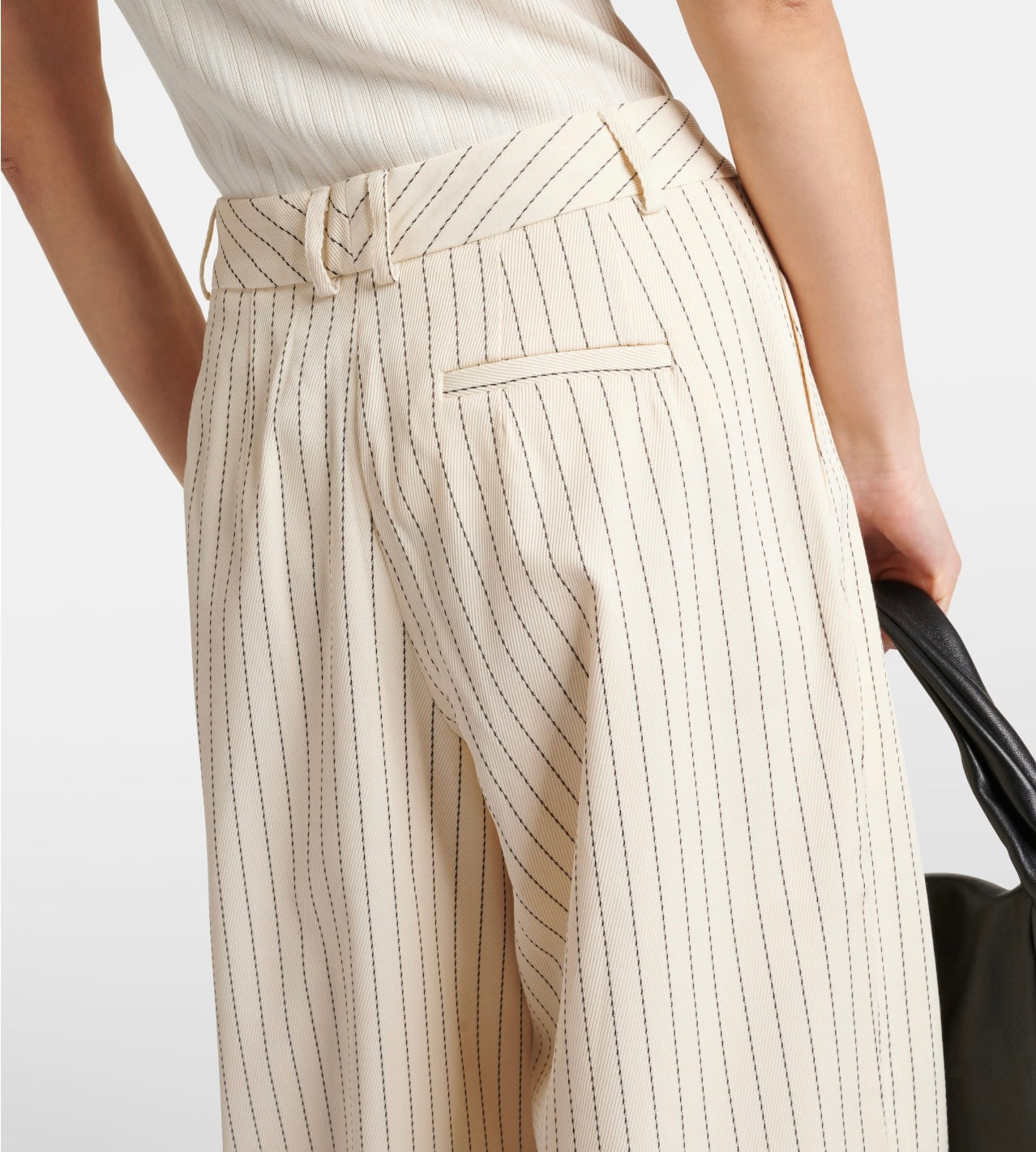 THE FRANKIE SHOP
Ripley pinstripe twill wide-leg pants