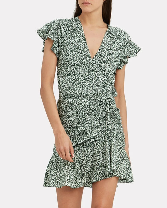 Veronica Beard Floral Wrap Dress