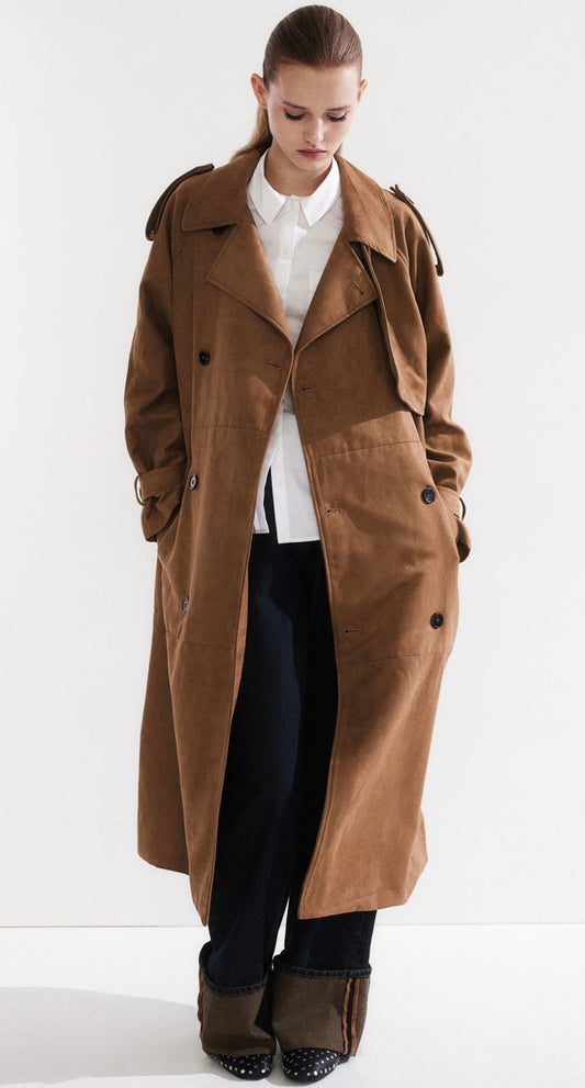 H&M - Napped Trench Coat